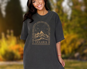 Comfort Colors Velaris Shirt: ACOTAR Bookish Tee