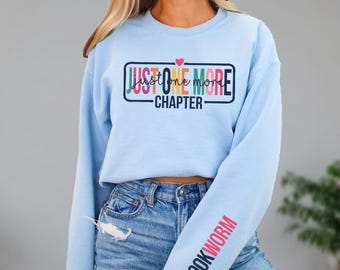 Bookworm Sweatshirt: Colorful Book Lover Reading Hoodie