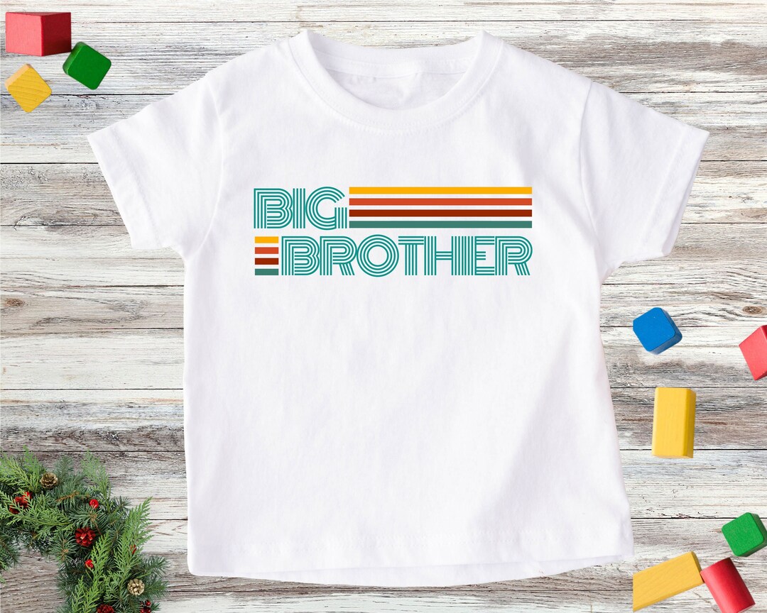 Retro Big Brother Shirt, Retro Baby Onesie, Cute Big Bother Shirt, Gift