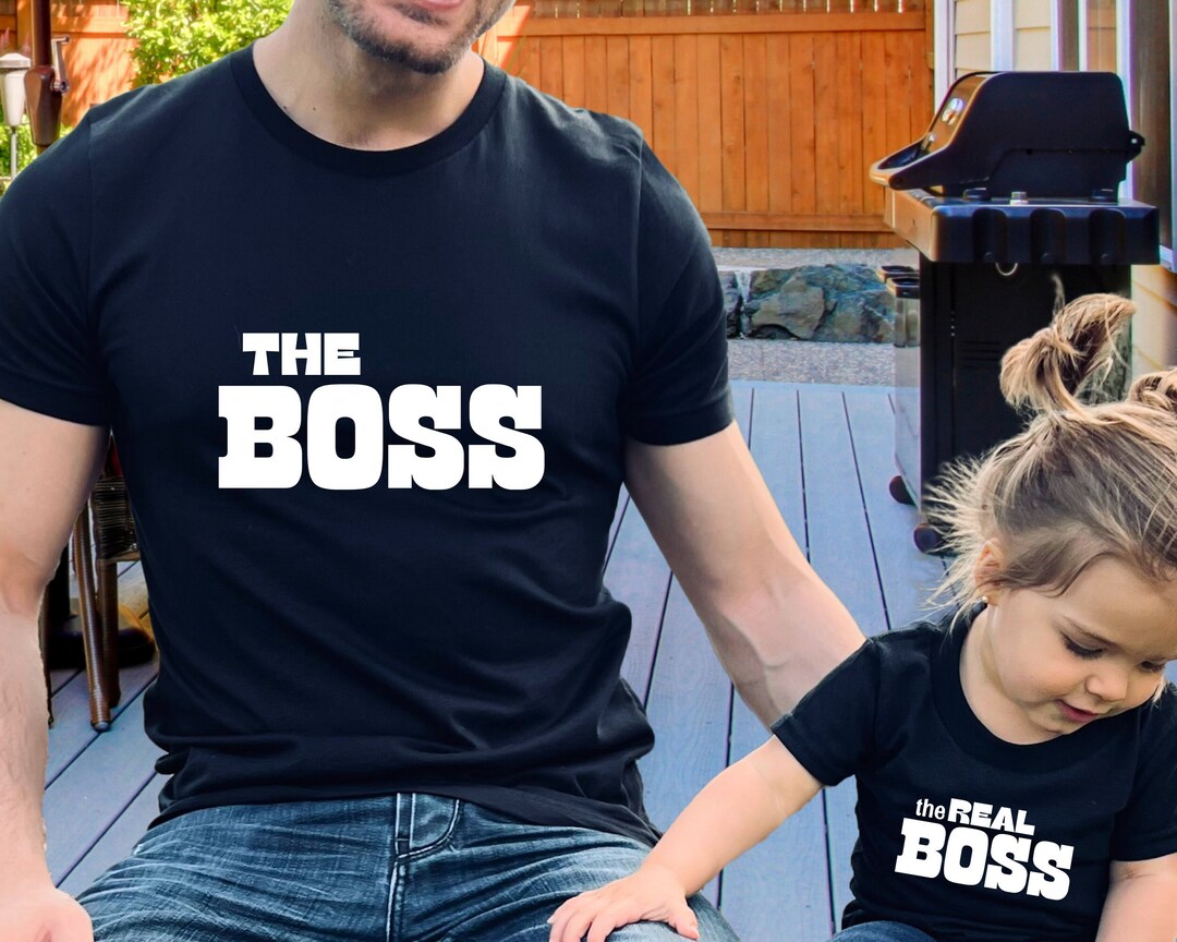 The Boss Shirt the Real Boss T-shirt Fathers Day Shirt - Etsy