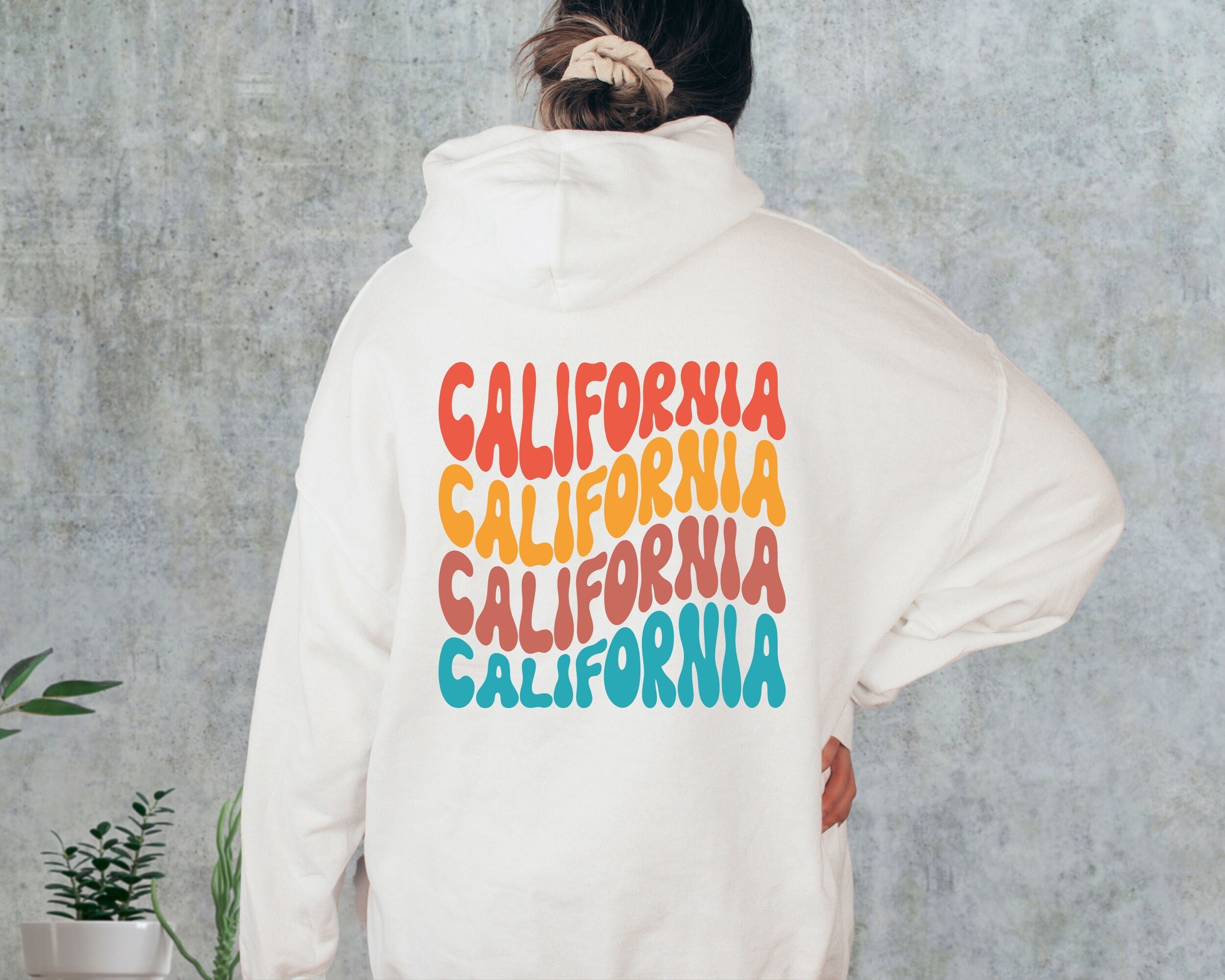 California Hoodie - Etsy
