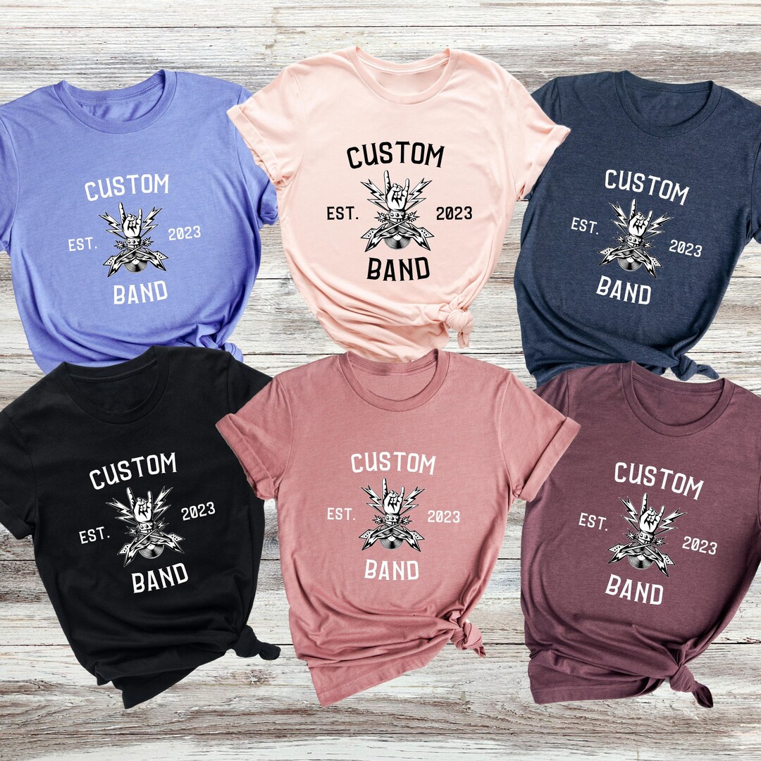 Custom Rock Band Shirt, Custom Artist Shirt, 80s Gothic Band Shirt