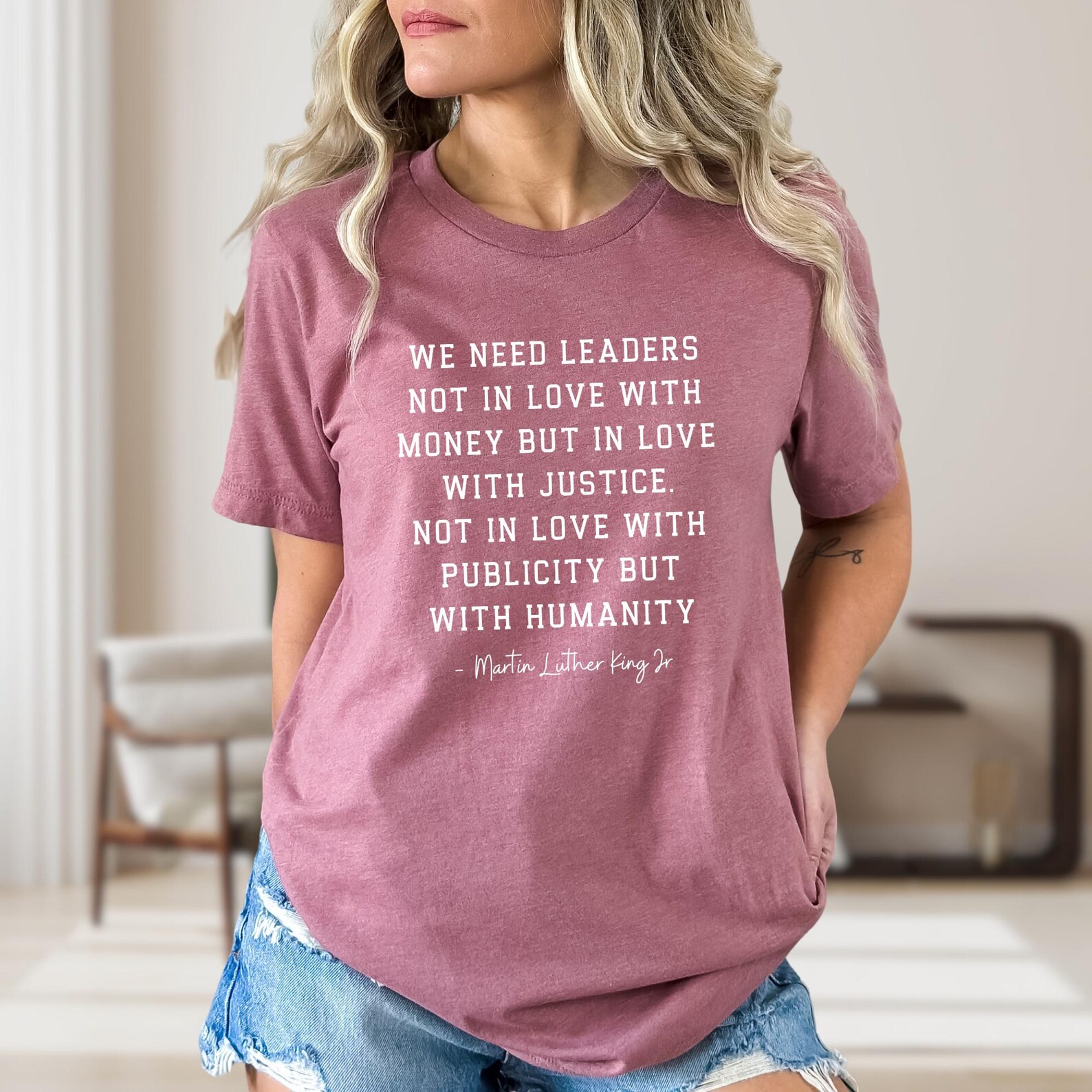 MLK Saying Shirt, Martin Luther King Day Shirt, Black History Tees ...