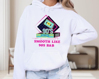 90's R&B Sweatshirt, Vintage Retro Music Hoodie