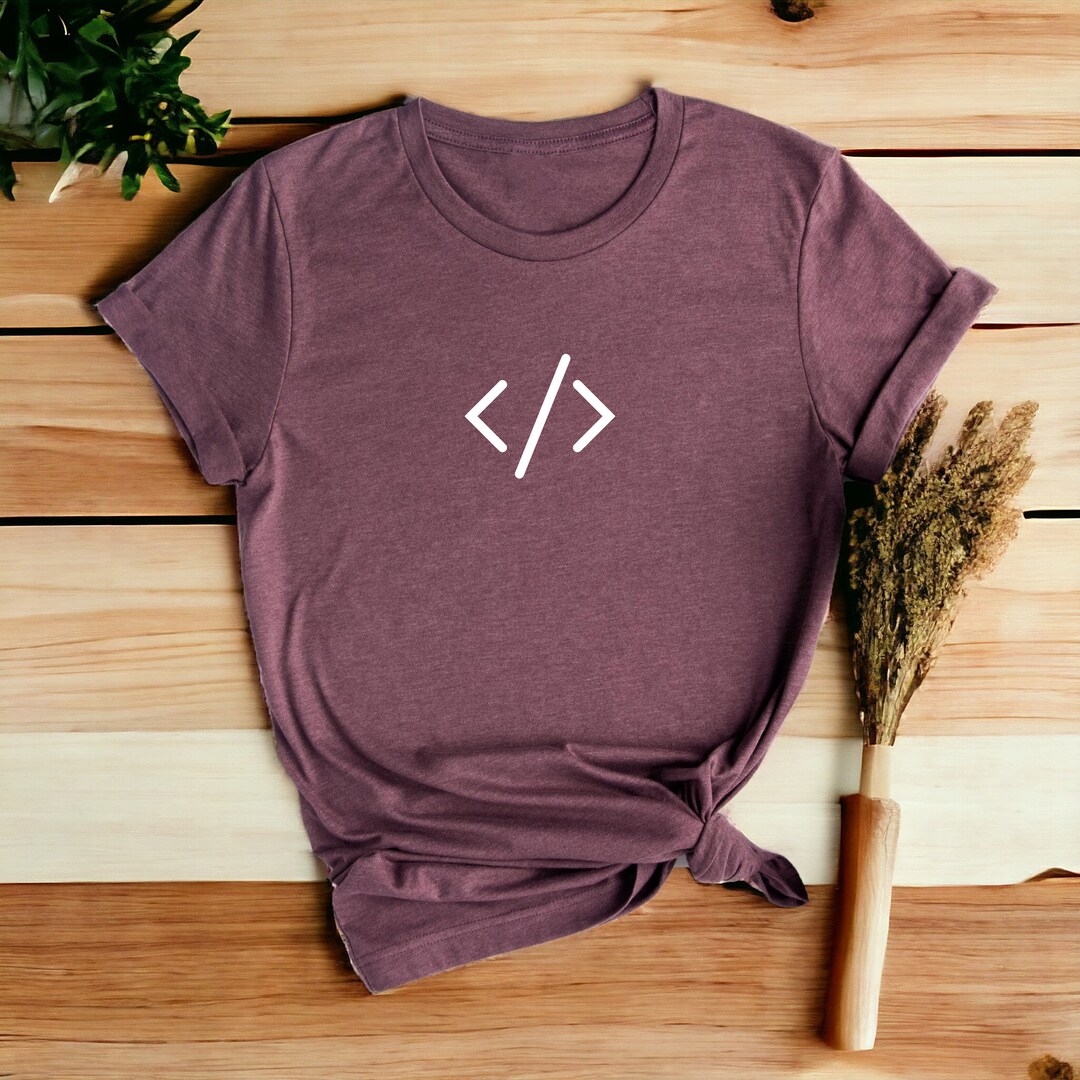 Minimal Code Shirt, Coding T-shirts, Software Engineer Gifts, Computer ...