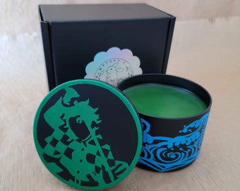 Demon, Anime inspired candle, scented anime candle