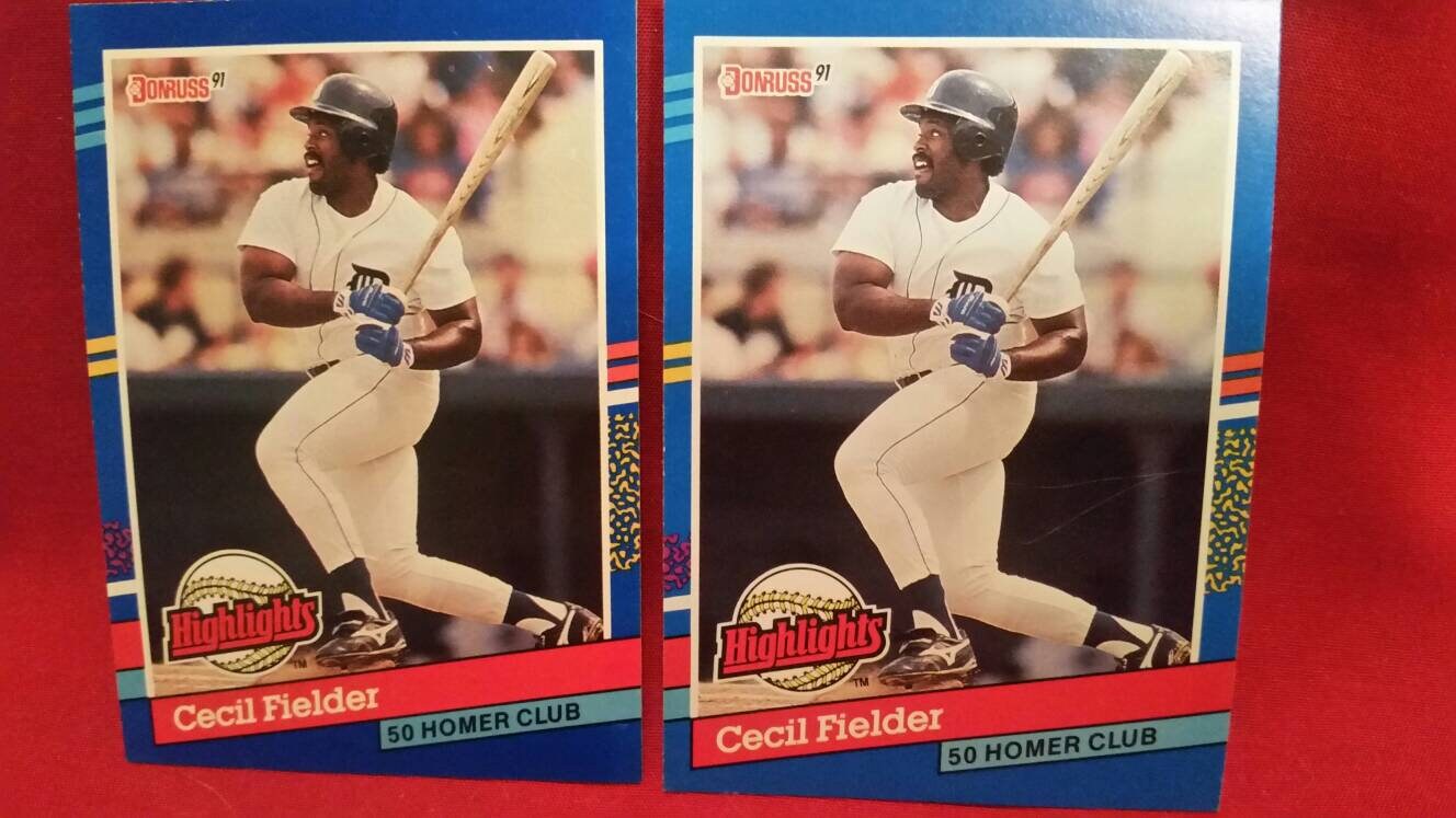 Cecil Fielder Card - Etsy