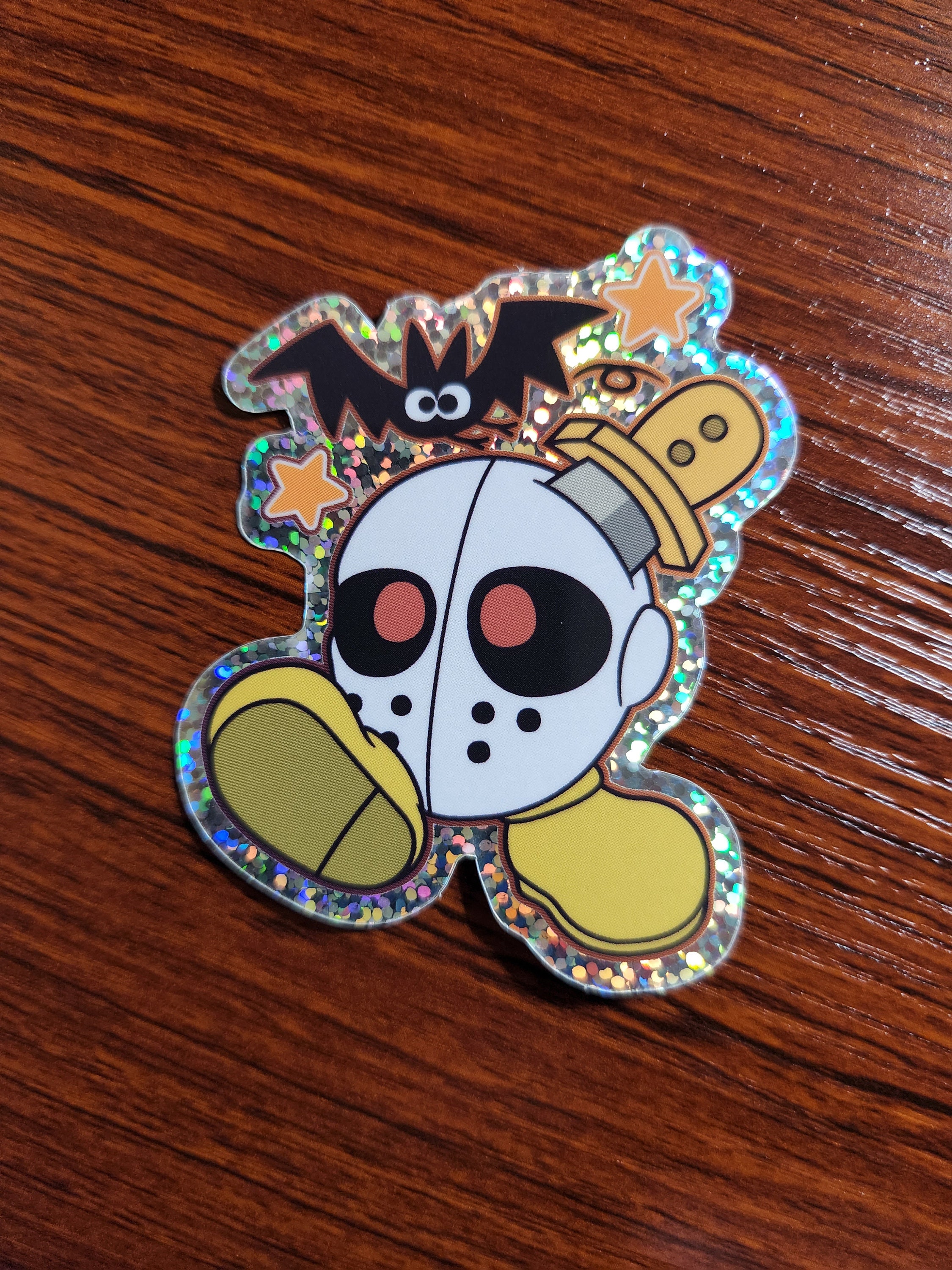 Home Json Sticker J-son Glitter Sticker - Etsy