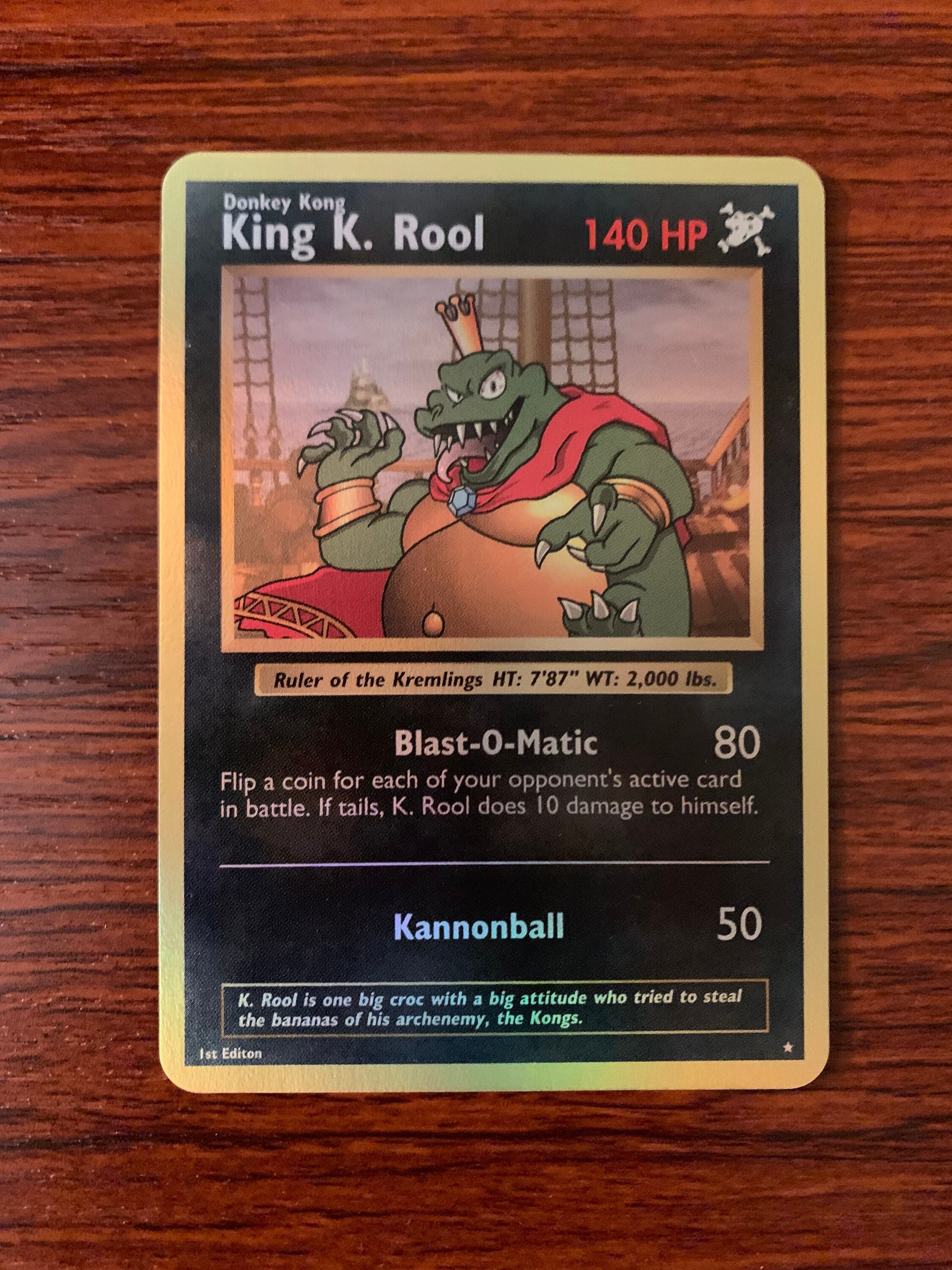 King K. Rool Custom Trading Card - Etsy