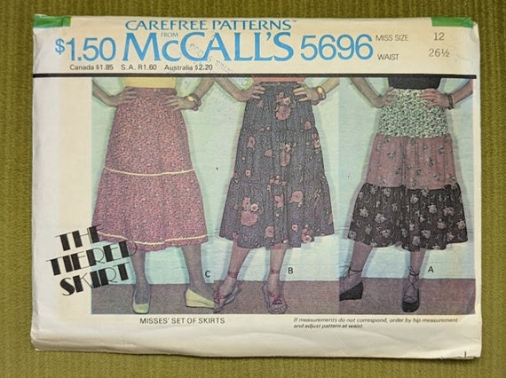 Mccall's 5696 carefree Vintage Sewing Pattern - Etsy