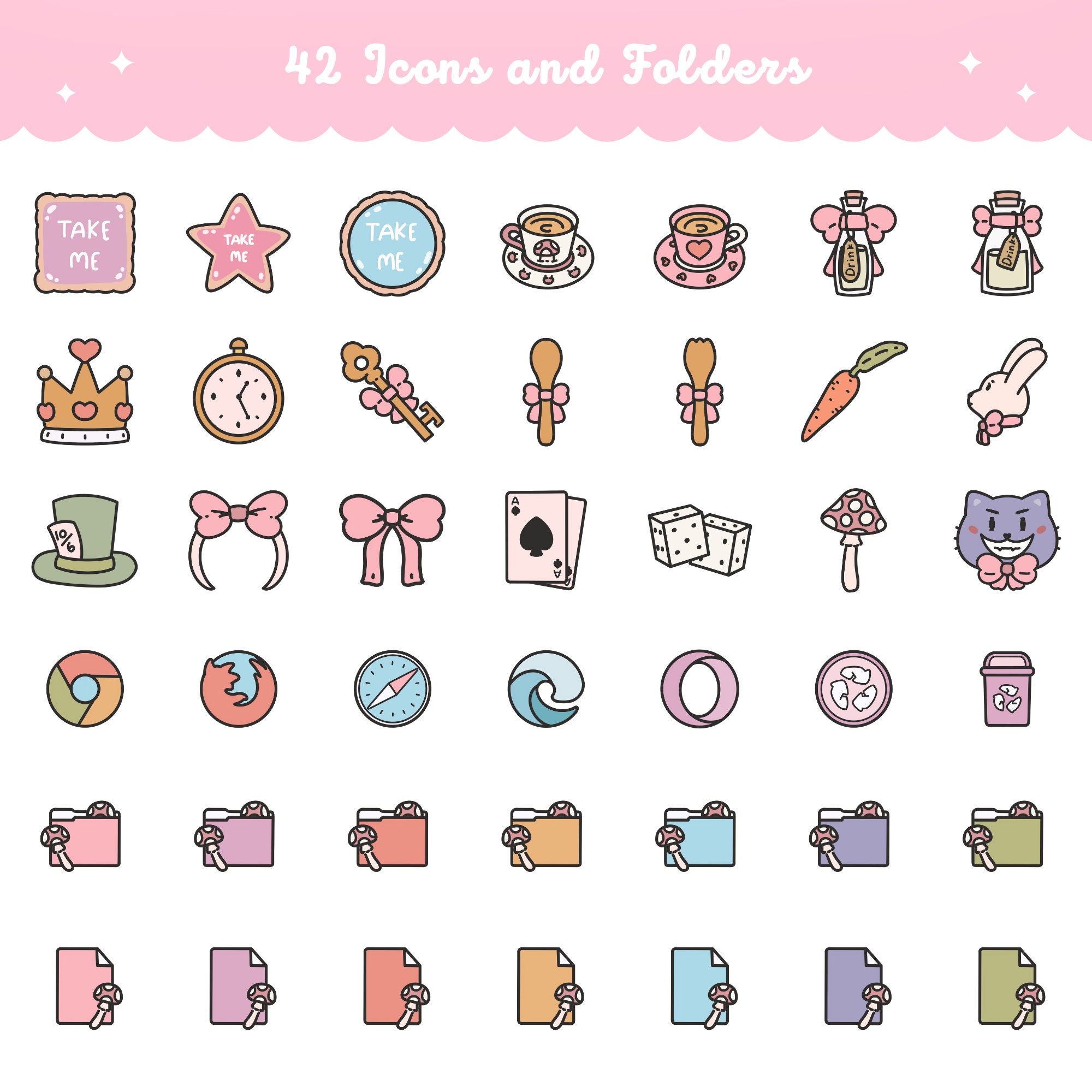 Desktop Computer Wallpaper for Windows and Mac PC + Folders Icons ...