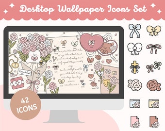 Liebespsalmen Desktop Wallpaper & Ordner-Icons (Digitaler Download)