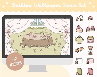 Picnic Stump Desktop Wallpaper & Ordner-Icons (Digitaler Download)