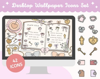 Desktop- Computer Wallpaper für Windows und Mac PC + Ordner-Icons - Psalms Journal - WallpaperGals