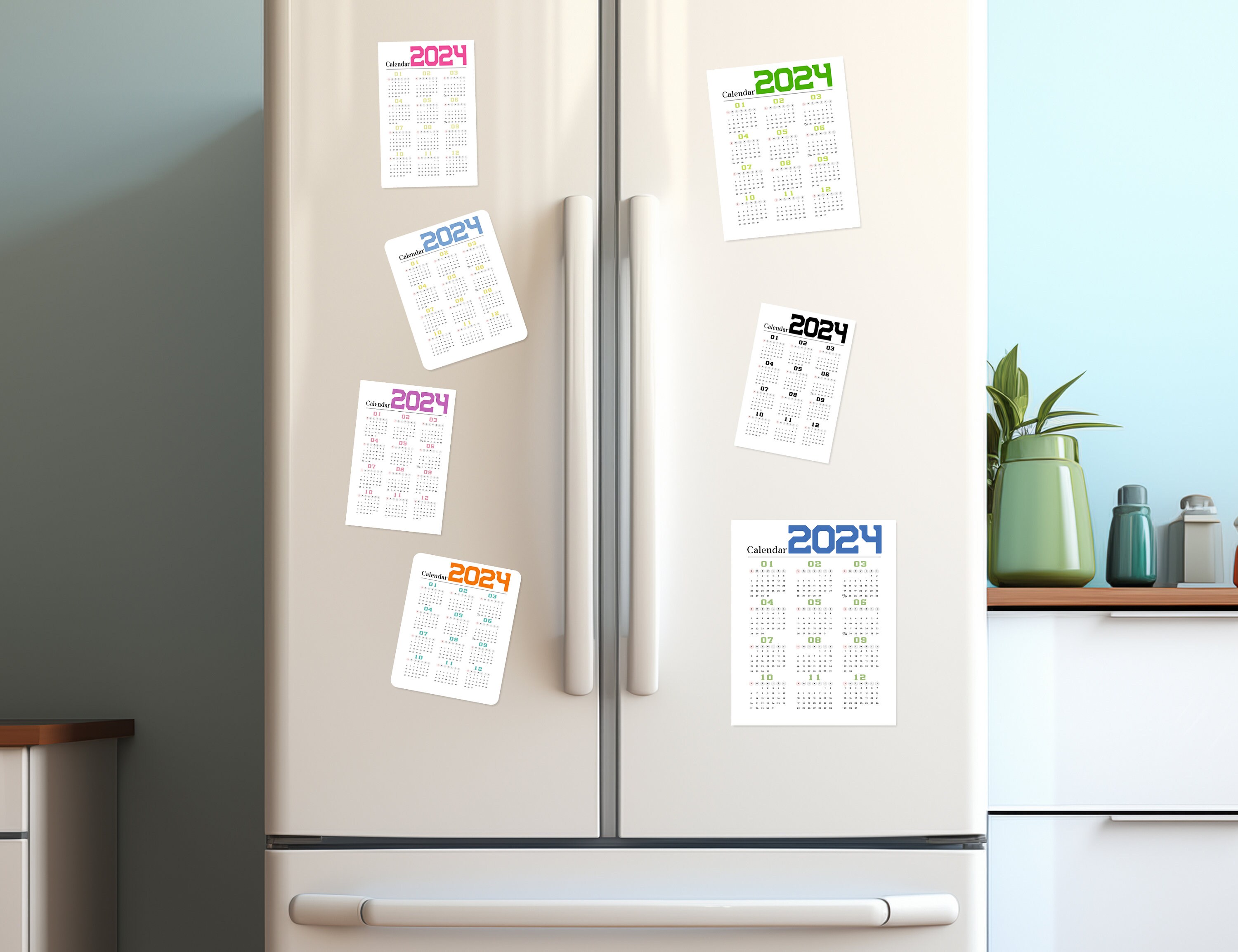 2025 Calendar Calendar Fridge Custom Calendar