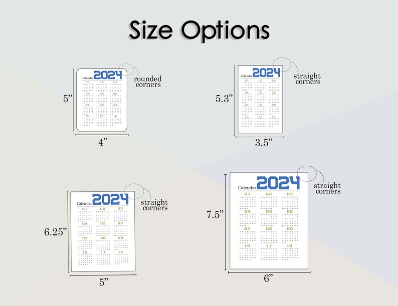 2024 Calendar Calendar Fridge Custom Calendar