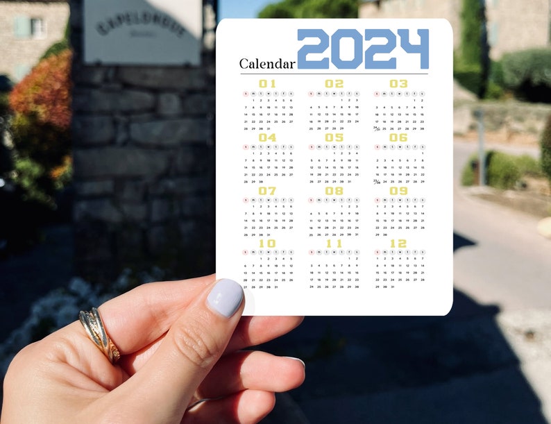 2024 Calendar Calendar Fridge Custom Calendar
