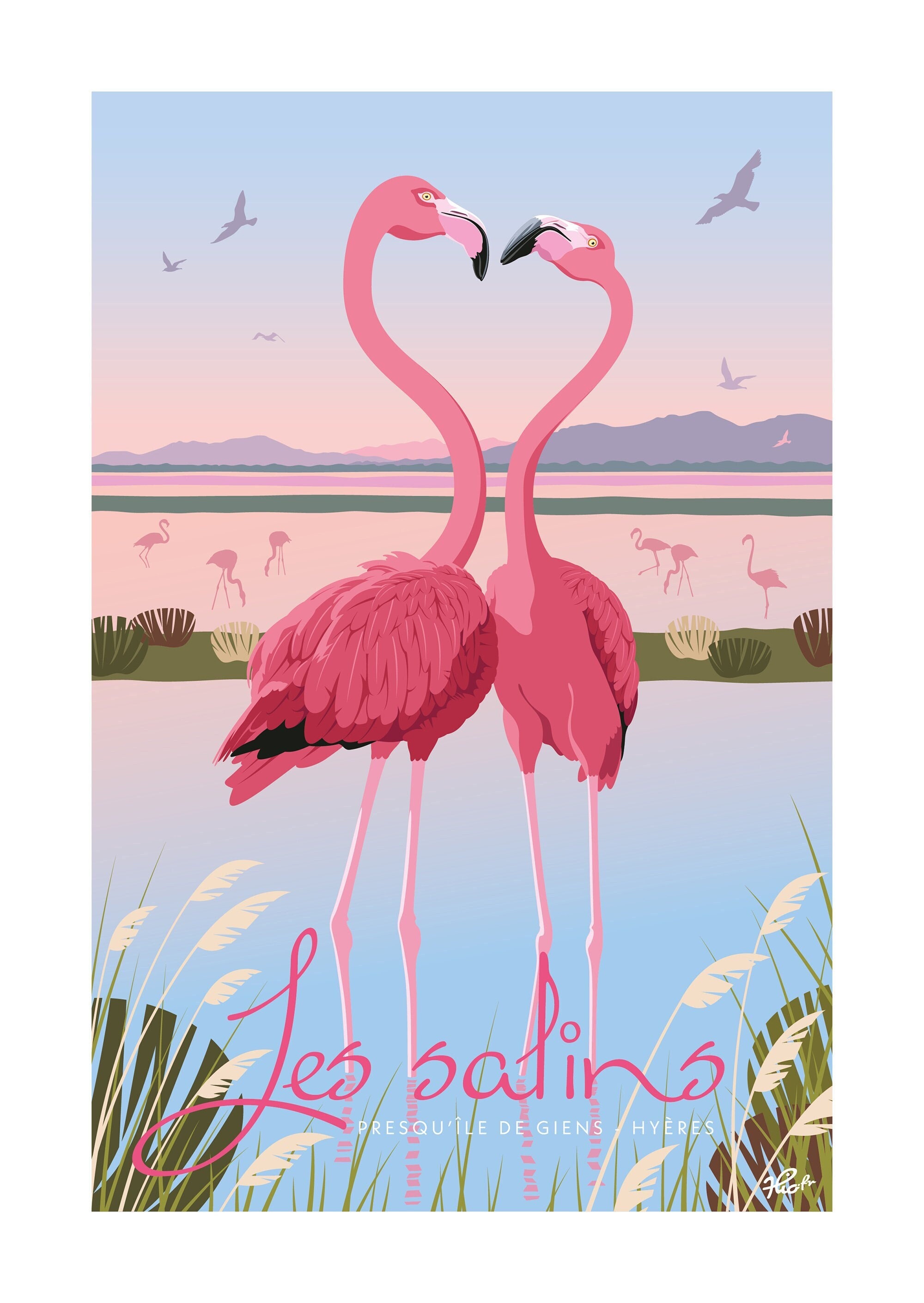 Affiche Hyeres Les Salins