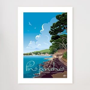 Poster THE LEANING PINES - Carqueiranne