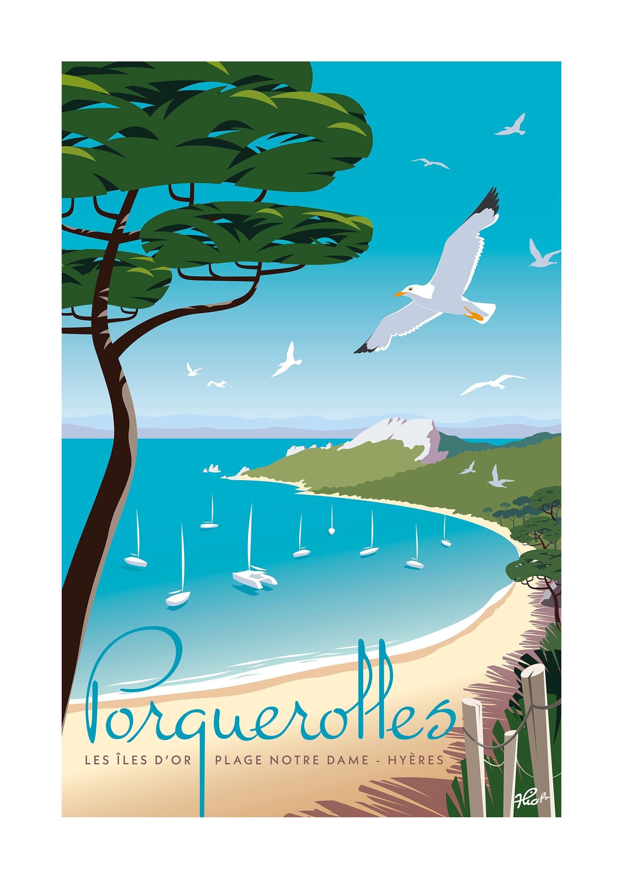 Affiche Porquerolles