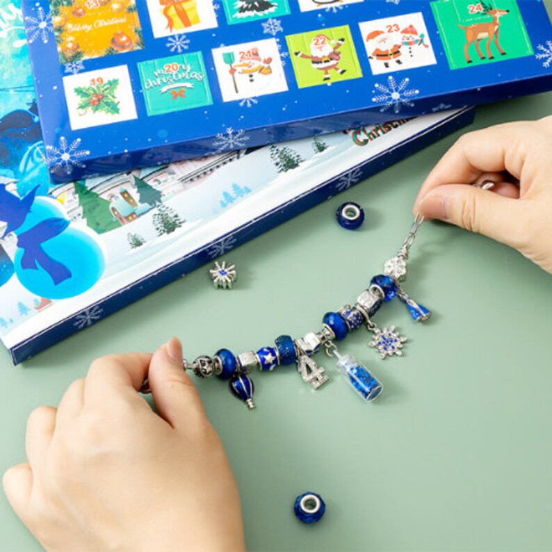 DIY Christmas Charm Bracelet Advent Calendar, Jewelry Advent Calendar