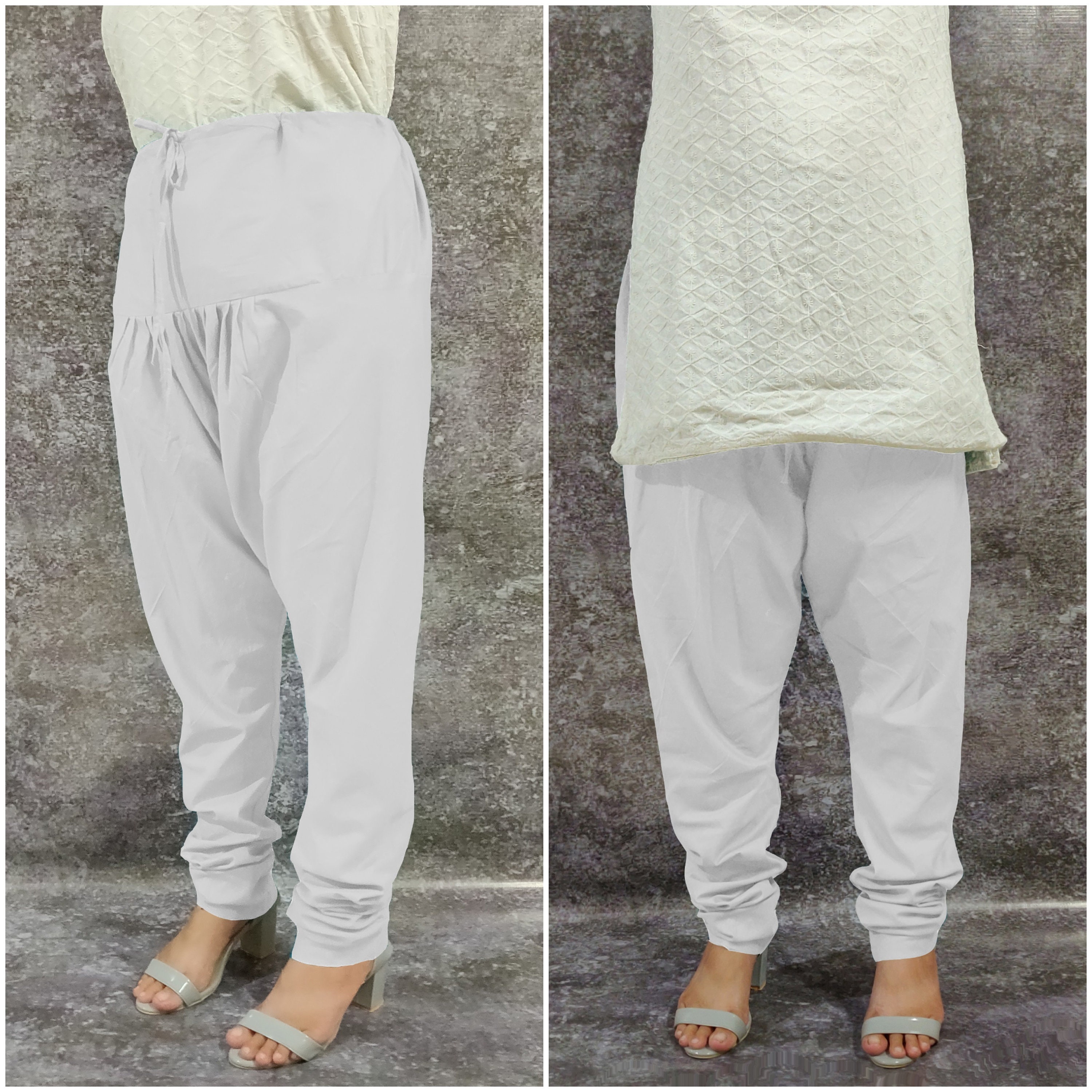 Women's Cotton Authentic Indian Churidar Pants Leggings - Etsy