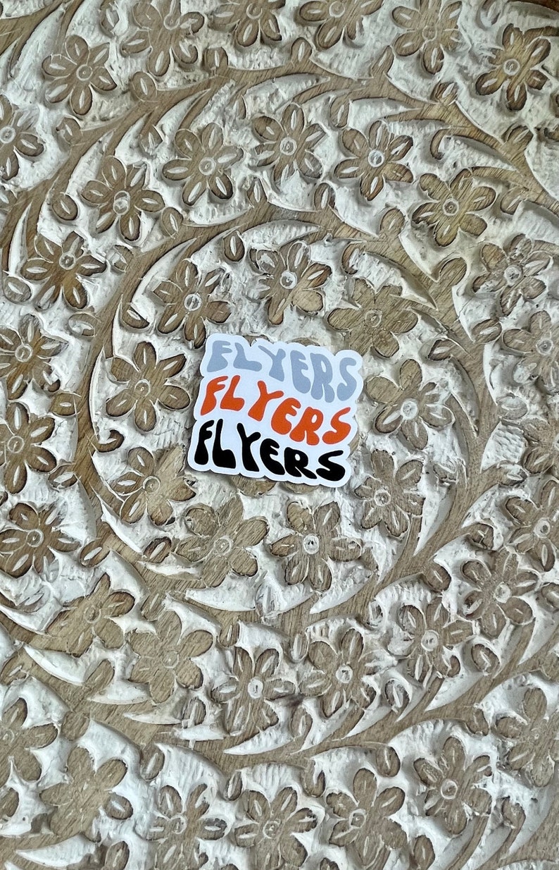 Philadelphia Hockey Stickers – Flyers Waterproof Vinyl Die-Cut for Laptops and Water Bottles Flyers