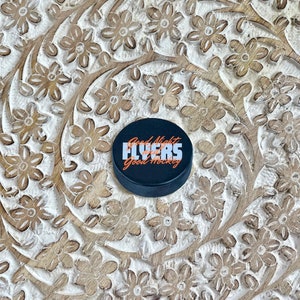 Philadelphia Hockey Stickers – Flyers Waterproof Vinyl Die-Cut for Laptops and Water Bottles Flyers Puck