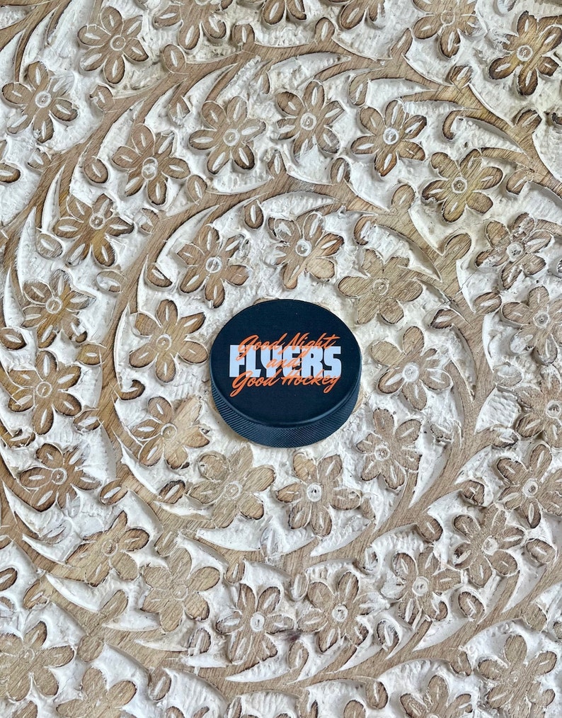 Philadelphia Hockey Stickers – Flyers Waterproof Vinyl Die-Cut for Laptops and Water Bottles Flyers Puck