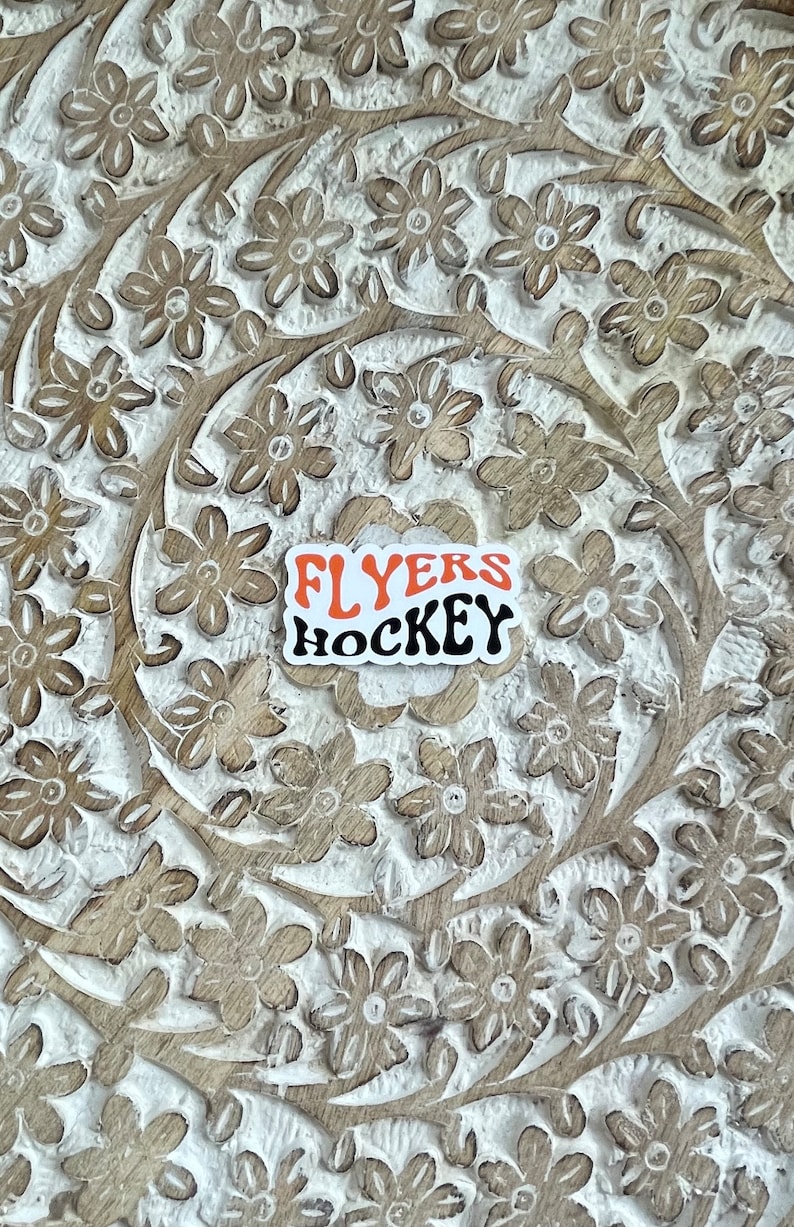 Philadelphia Hockey Stickers – Flyers Waterproof Vinyl Die-Cut for Laptops and Water Bottles Flyer Hockey