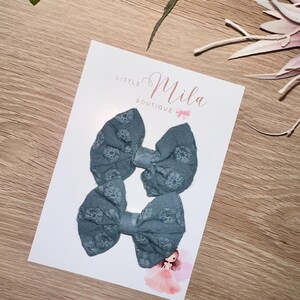 Hair clips, bow, embroidered, toddler, Baby, Girl hair accessories, hair bows, fringe clips,piggy tail, Pinwheel, gifts for girls