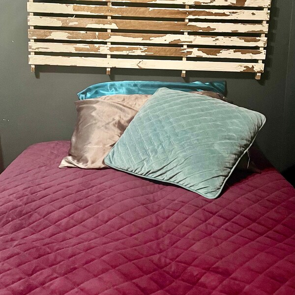Wooden Headboard Etsy