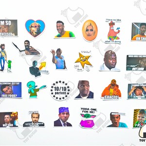 50 Pcs "meme Quotes" Sticker Pack | Gift for Her | Friendship | Meme ...
