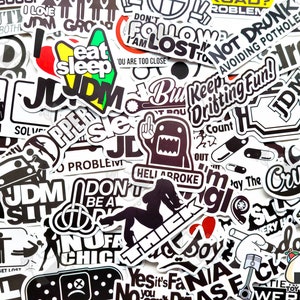 TOYOTA MAZDA NISSAN Universal Graffiti Style Reflective Sticker