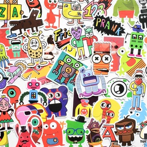 Puzzle Patterns - Monster - Arc-en-ciel - Drôle - Abstrait - Enfants -  Jigsaw Puzzle 