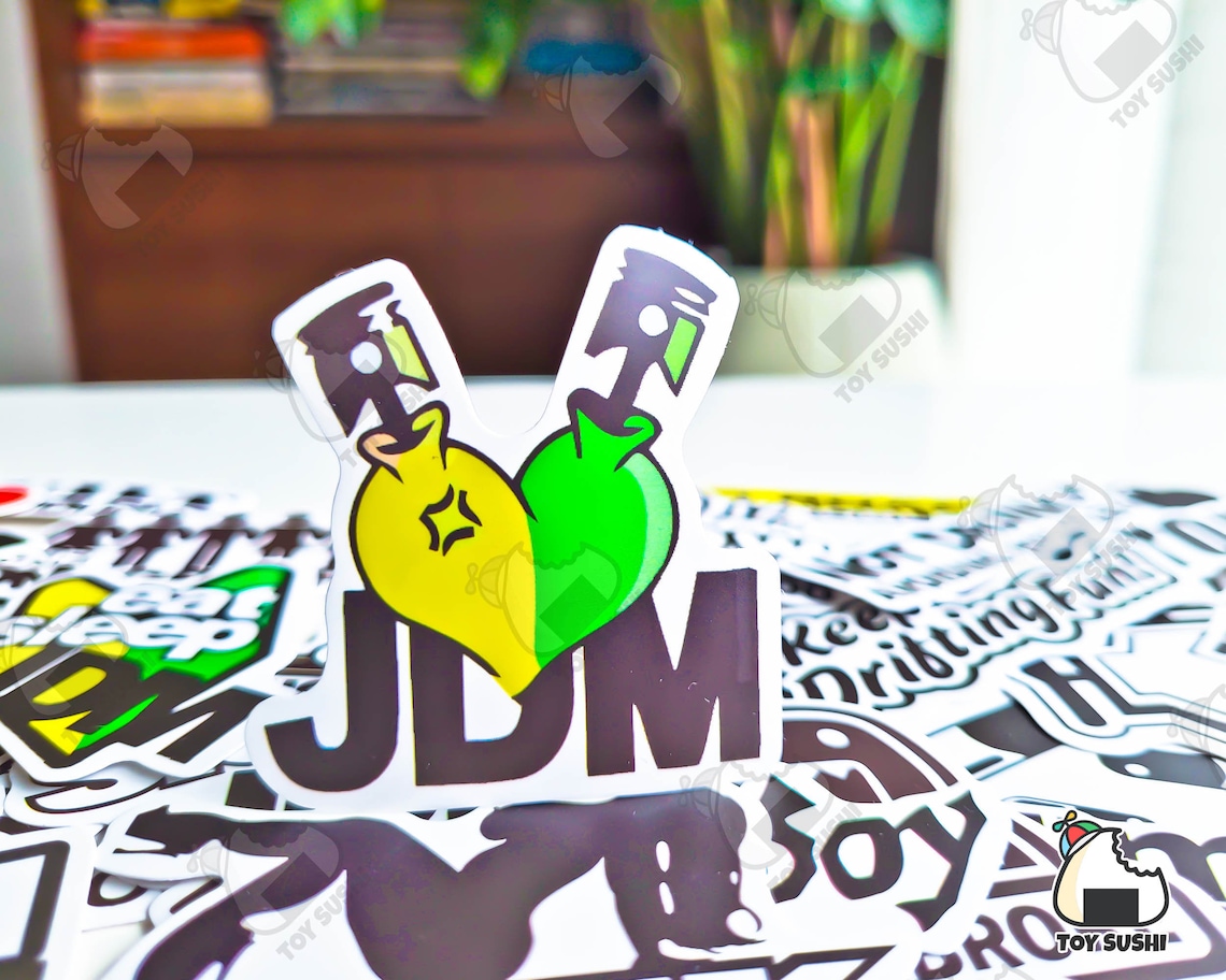 50 Pcs jdm Car Decals Sticker Pack Japanese Etsy