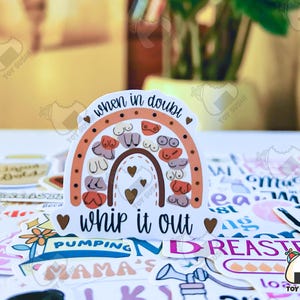 50 pcs "Breastfeeding Matters" Sticker Pack | Lactation Consultant | New Mom Gift Box | New Mom Card | Breast Pump | Expecting Mom Gift image 4