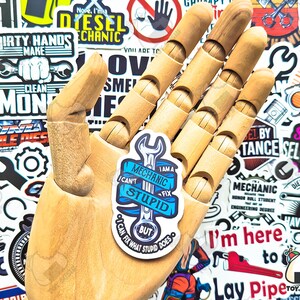 50 Pcs "diesel Mechanic" Sticker Pack | Truck Car Decals | Garage Decor ...
