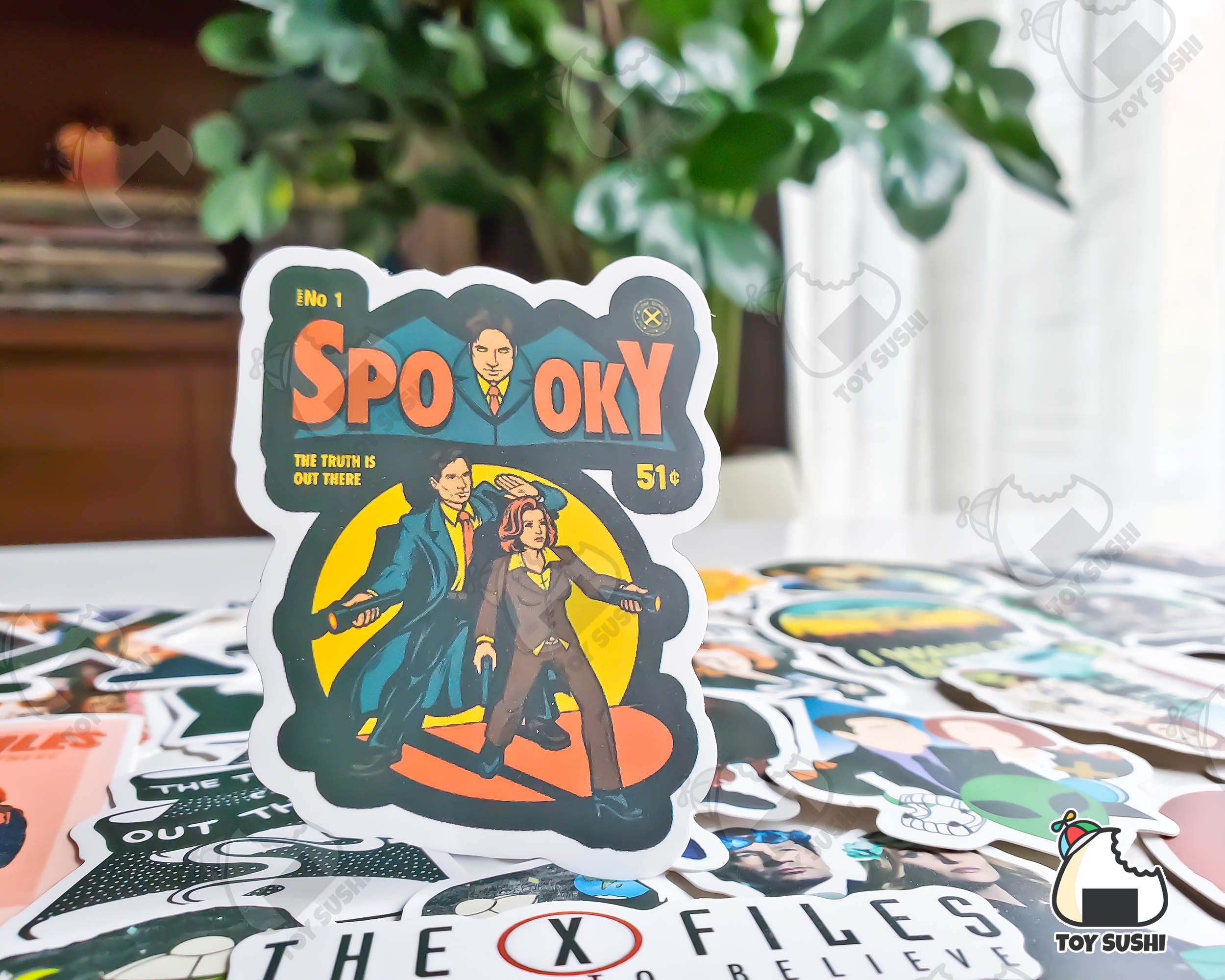 50 Pcs xfiles Sticker Pack Conspiracy Sci Fi Etsy