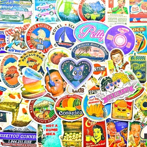 50 pcs &quot;Retro Vintage Ads&quot; Sticker Pack | Vintage Pinup | Retrowave | Retro Font | 50s 60s 70s | Classic Home Decor | Vintage Sticker