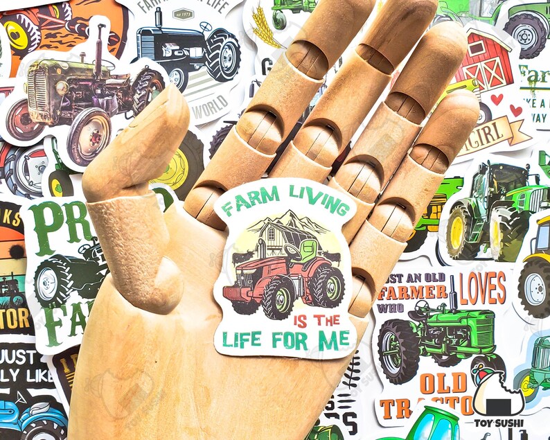 Tractor Humor Stickers 60 Pcs