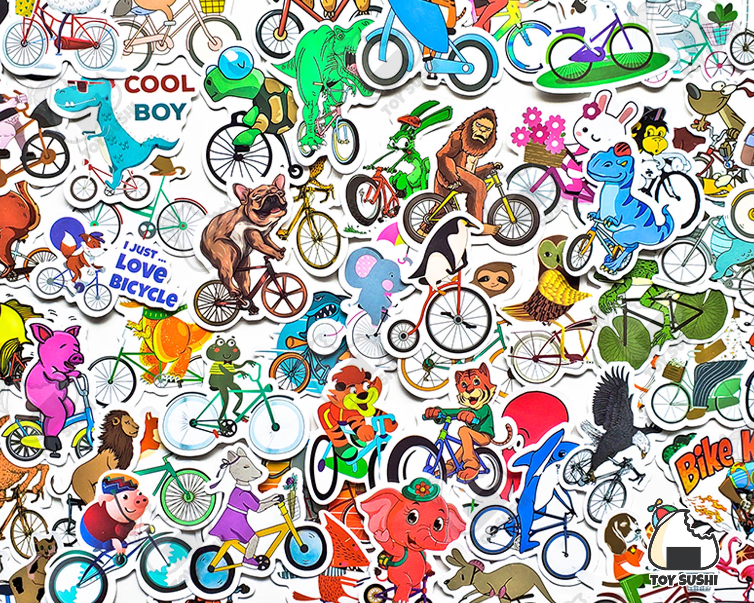 Kiwistar - Adesivo per auto, 24 x 22 cm, motivo zebrato, per auto, laptop, bicicletta, camion, moto, multicolore, JDM Decal Racing