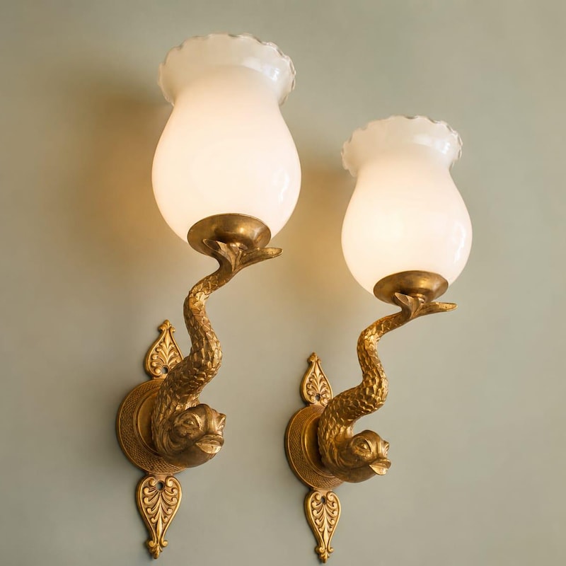 Brass Fish Lights - Etsy