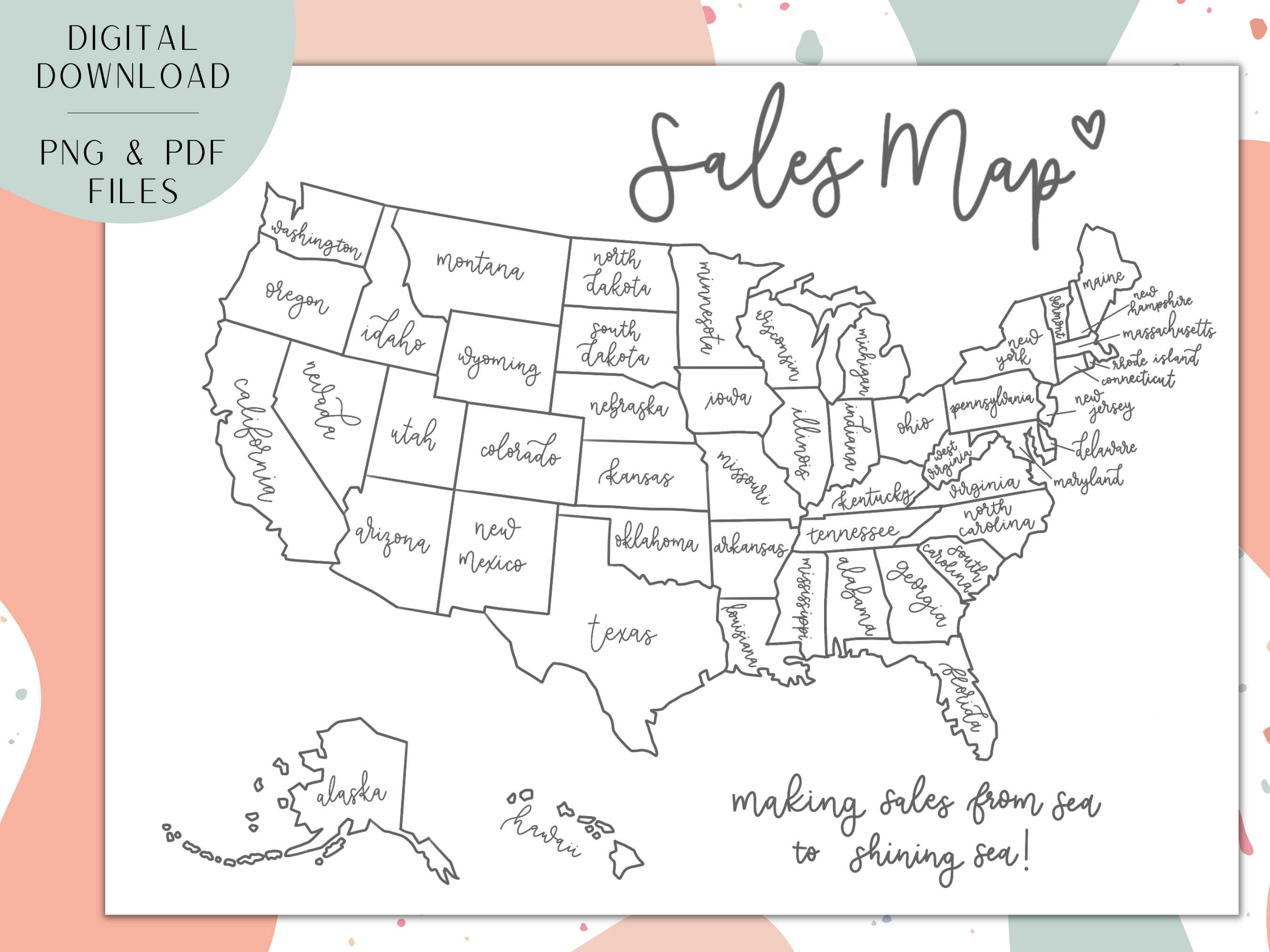 us-sales-map-for-small-business-printable-sales-map-map-etsy