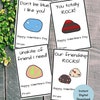 Printable 5x7 Rock Greeting Cards - Etsy