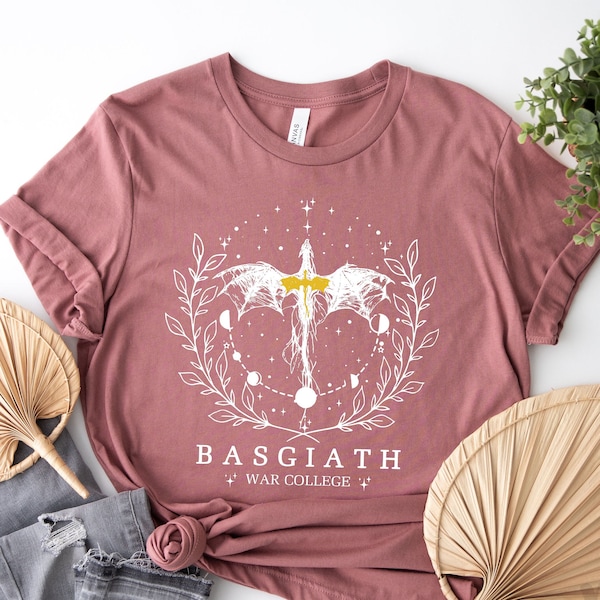 Basgiath War College Shirt, Fourth Wing Shirt, Gift for Him, Gift for Her, Gift for Readers, Basgiath Gift, Bookish Shirt MD-7