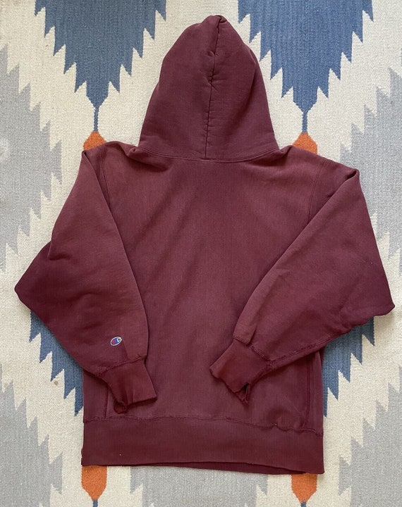 Vintage 1990s Champion Reverse Weave Hoodie Mepha… - image 5