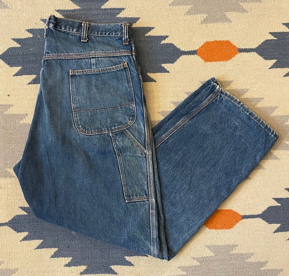 Vintage 1950s Big Mac Carpenter Jeans Denim Sanforized Medium - Etsy