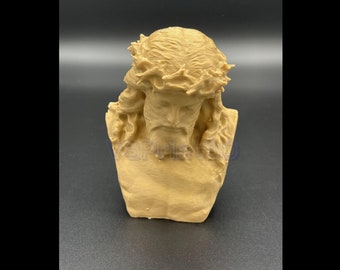 Jesus Christ Bust | 3D Printed Statue | religious gifts and decor