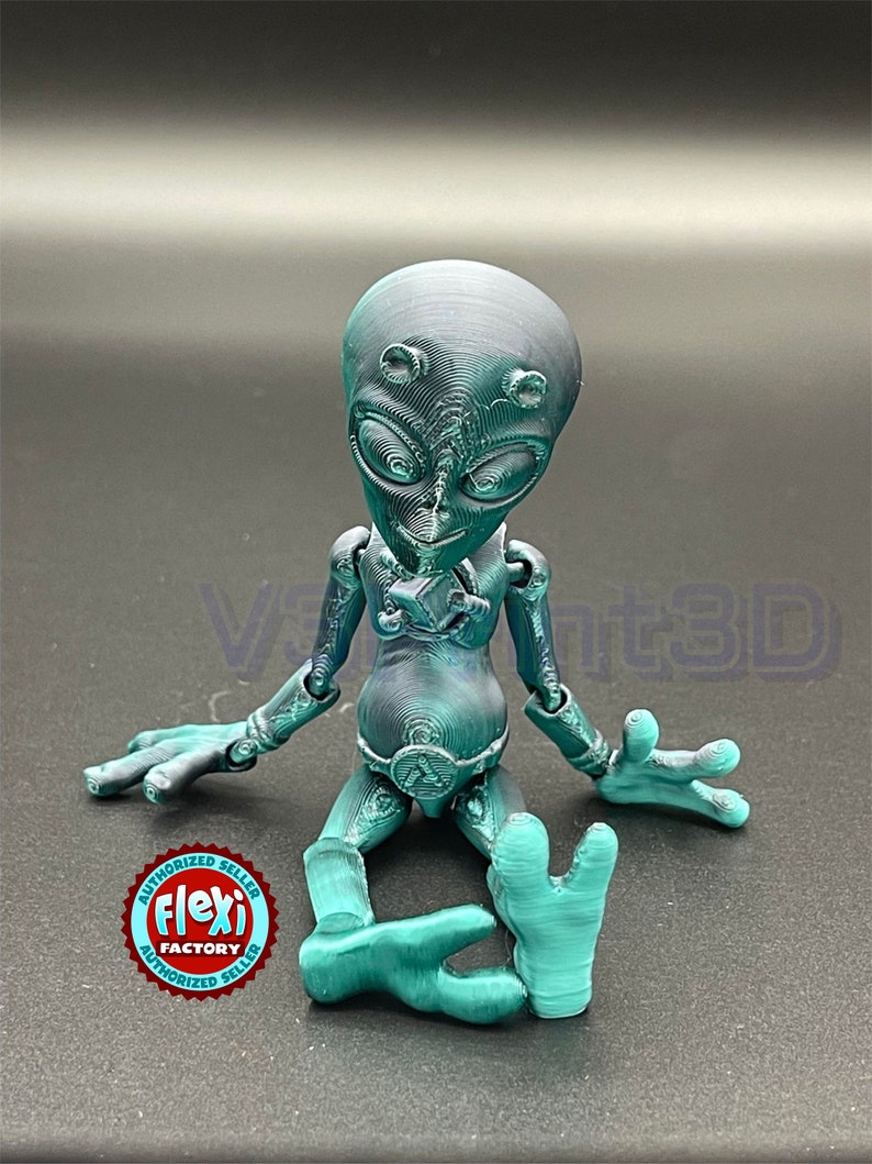 Articulated/flexible Alien Toy, Flexi Factory Authorized Reseller, Fun ...